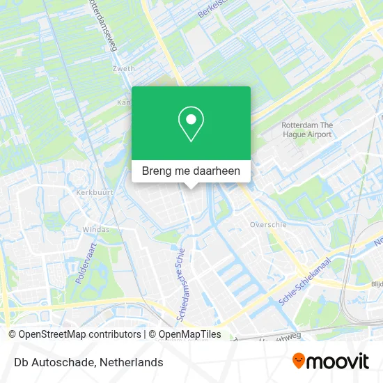 Db Autoschade kaart