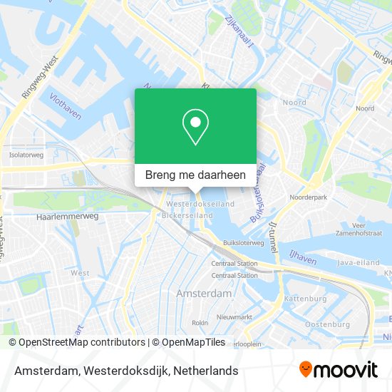 Amsterdam, Westerdoksdijk kaart