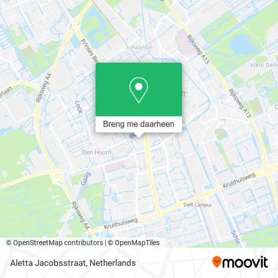 Aletta Jacobsstraat kaart