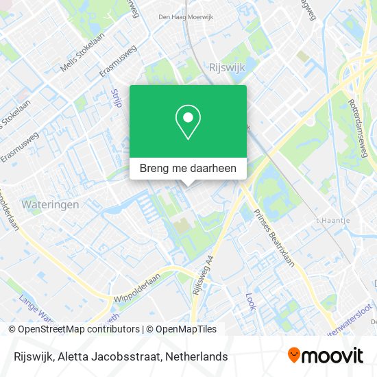 Rijswijk, Aletta Jacobsstraat kaart