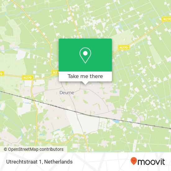 Utrechtstraat 1 kaart