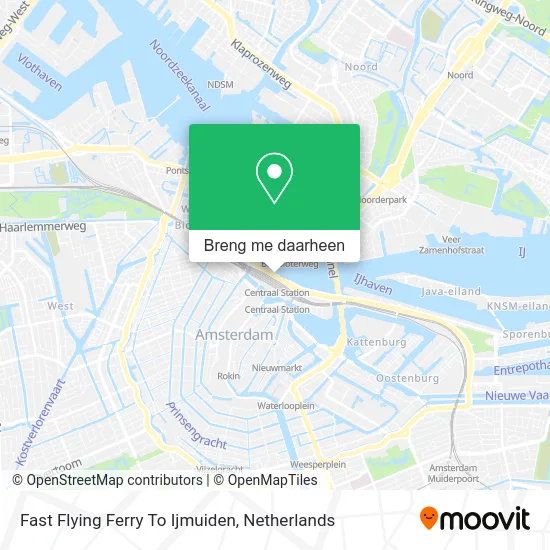 Fast Flying Ferry To Ijmuiden kaart