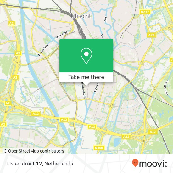 IJsselstraat 12 kaart
