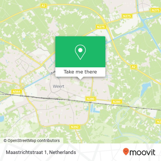 Maastrichtstraat 1 kaart