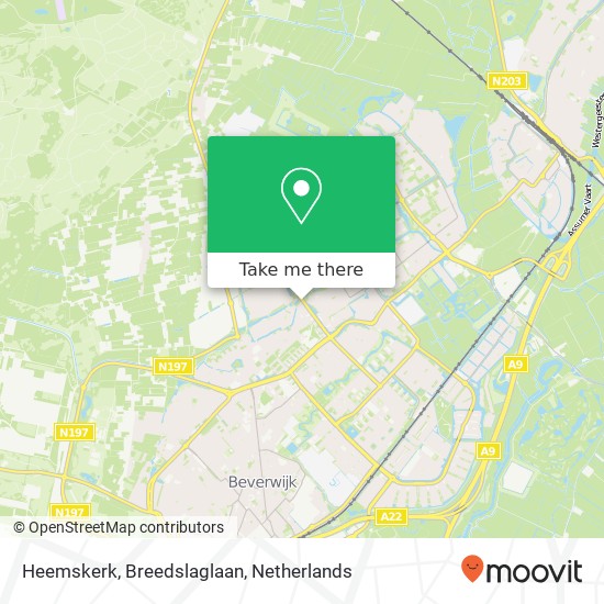 Heemskerk, Breedslaglaan kaart