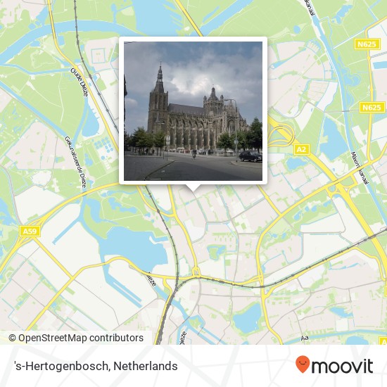 's-Hertogenbosch kaart