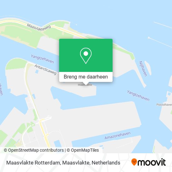 Maasvlakte Rotterdam, Maasvlakte kaart