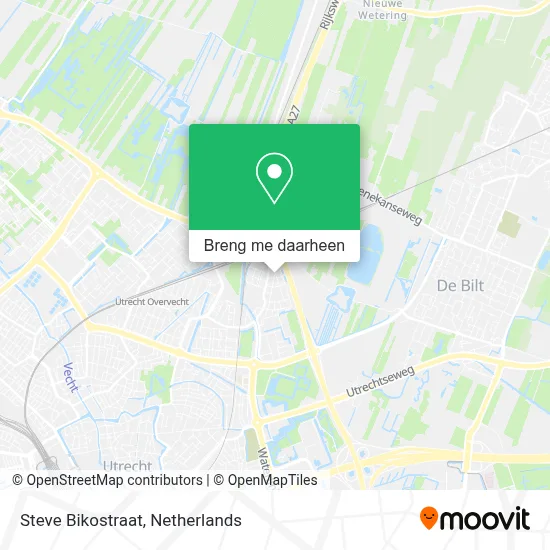 Steve Bikostraat kaart