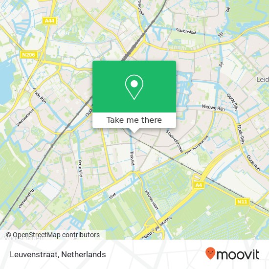 Leuvenstraat kaart