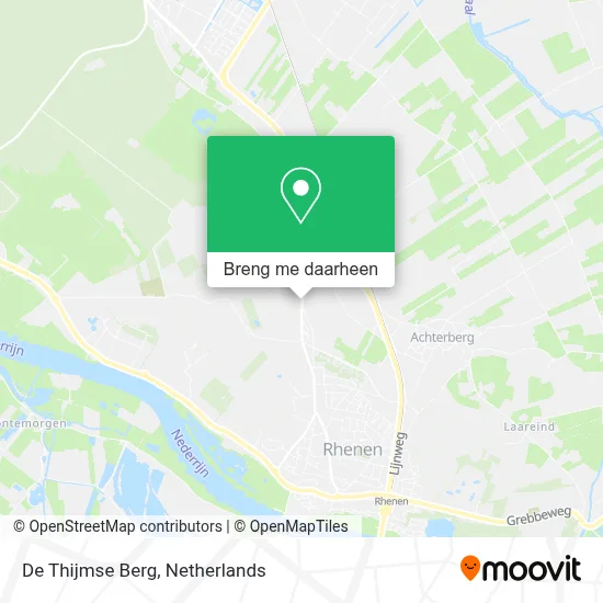 De Thijmse Berg kaart