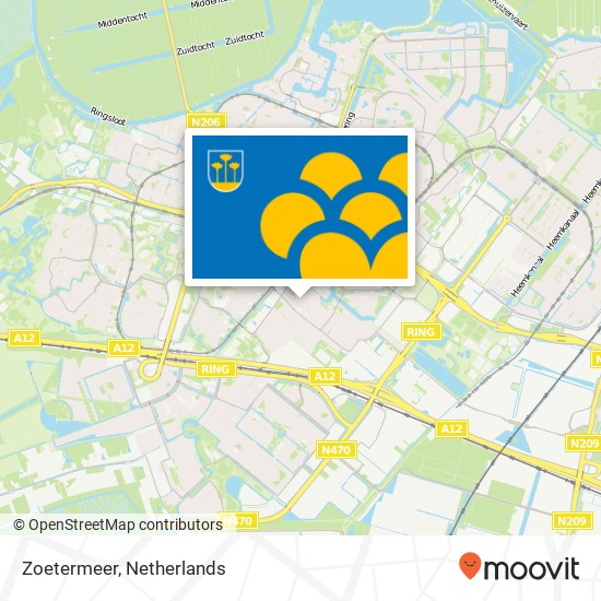 Zoetermeer kaart