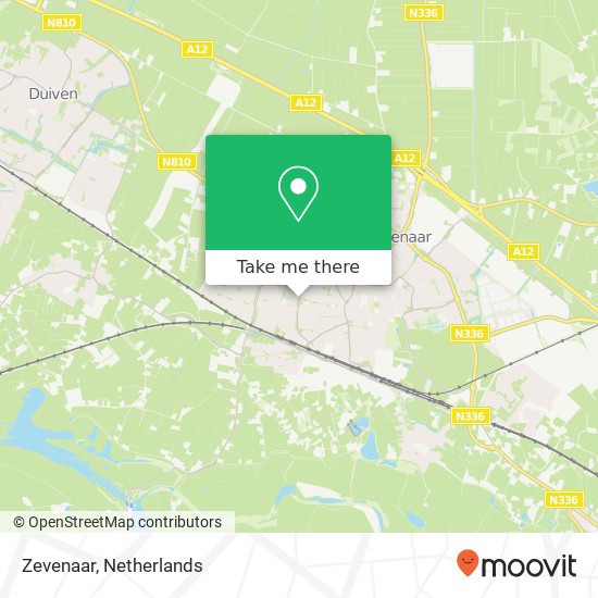 Zevenaar kaart