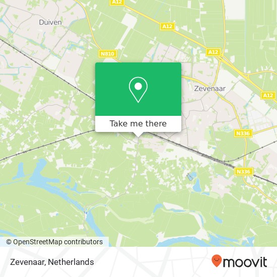 Zevenaar kaart