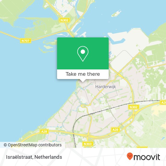 Israëlstraat kaart