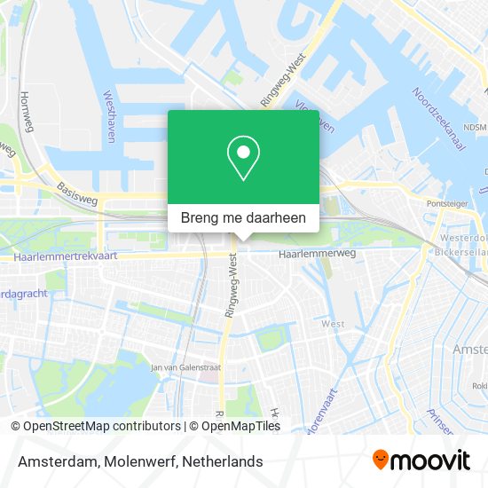 Amsterdam, Molenwerf kaart