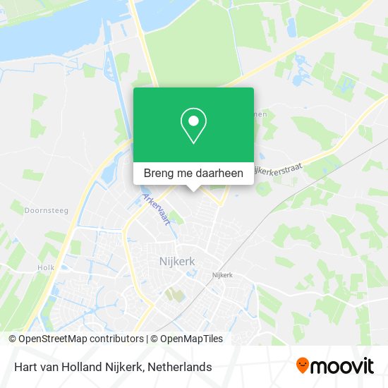 Hart van Holland Nijkerk kaart