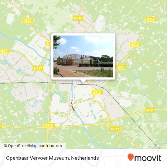 Openbaar Vervoer Museum kaart