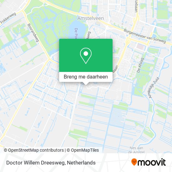 Doctor Willem Dreesweg kaart