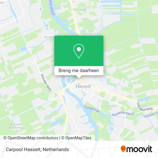 Carpool Hasselt kaart
