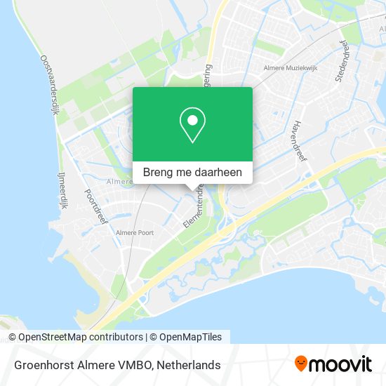 Groenhorst Almere VMBO kaart