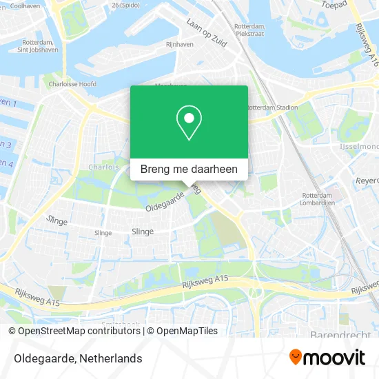 Oldegaarde kaart
