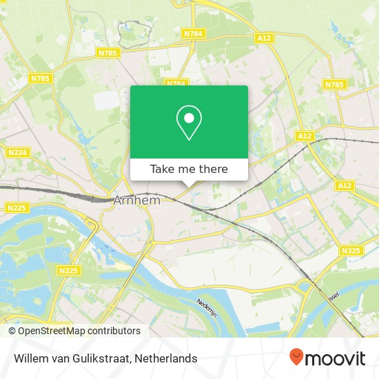 Willem van Gulikstraat kaart