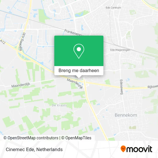 Cinemec Ede kaart