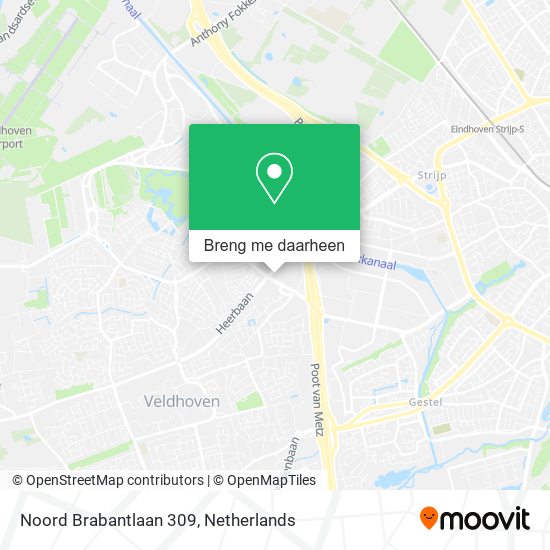 Noord Brabantlaan 309 kaart