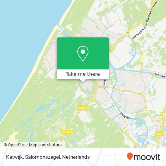 Katwijk, Salomonszegel kaart