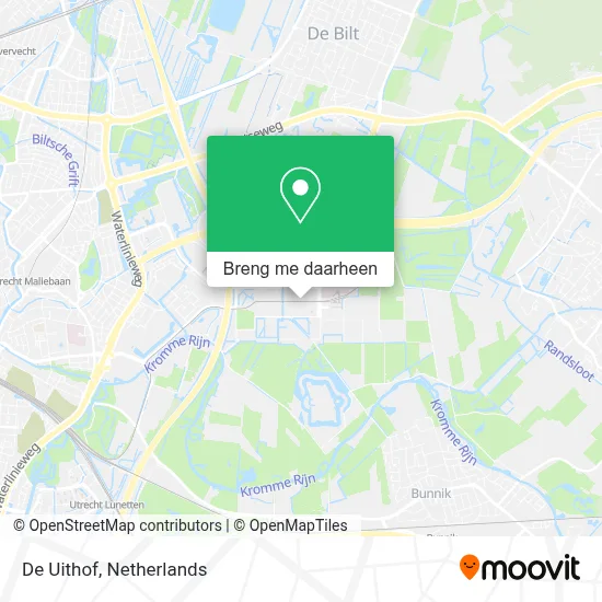 De Uithof kaart
