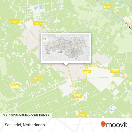 Schijndel kaart