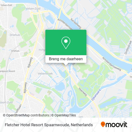 Fletcher Hotel Resort Spaarnwoude kaart