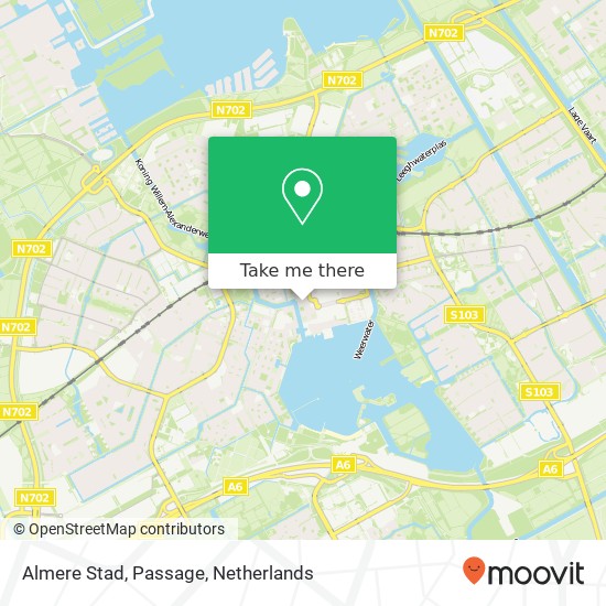 Almere Stad, Passage kaart