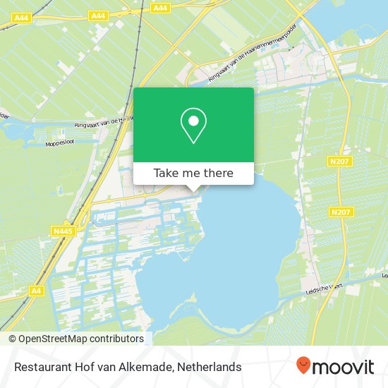 Restaurant Hof van Alkemade kaart