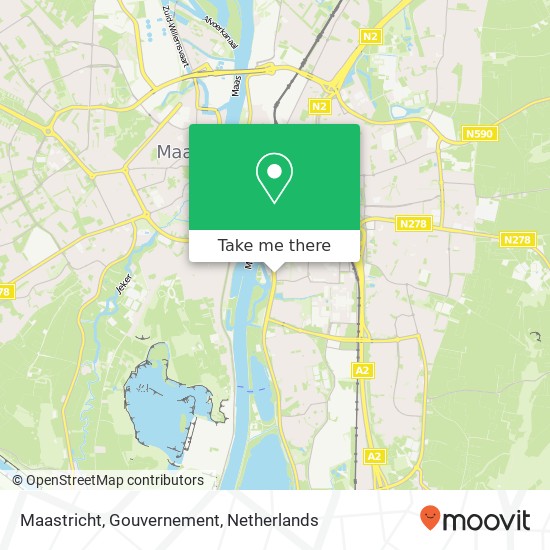 Maastricht, Gouvernement kaart