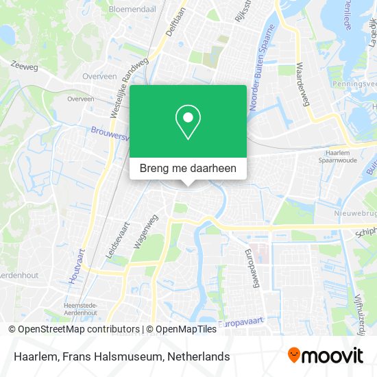 Haarlem, Frans Halsmuseum kaart