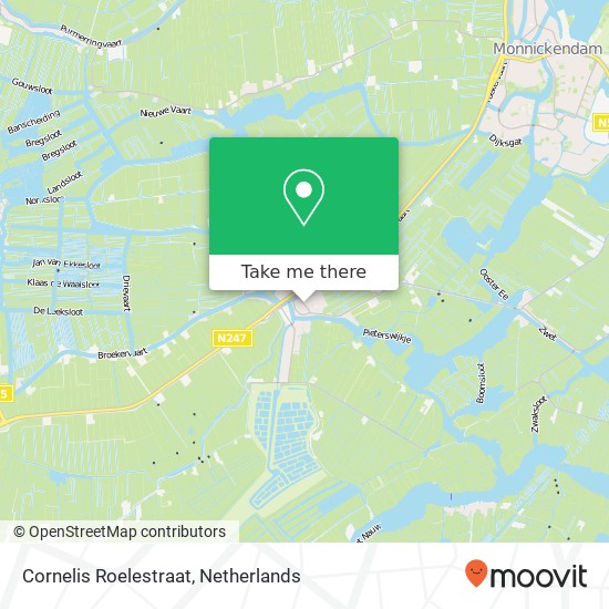 Cornelis Roelestraat kaart
