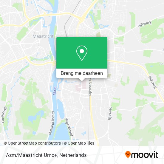 Azm/Maastricht Umc+ kaart