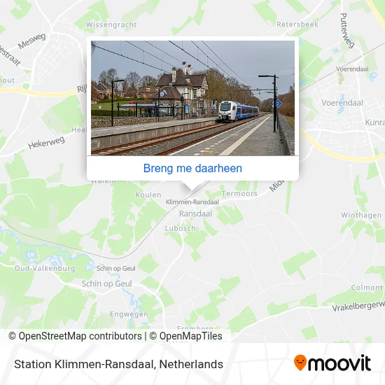 Station Klimmen-Ransdaal kaart
