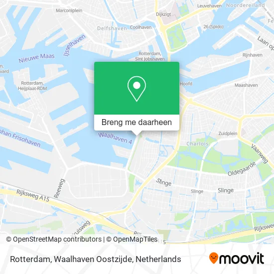 Rotterdam, Waalhaven Oostzijde kaart