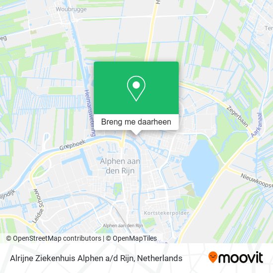 Alrijne Ziekenhuis Alphen a / d Rijn kaart
