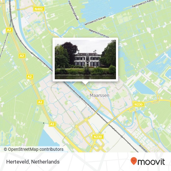 Herteveld kaart