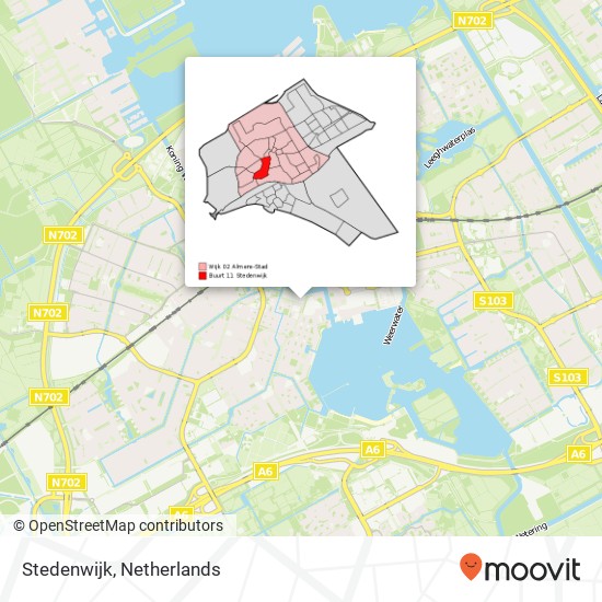 Stedenwijk kaart