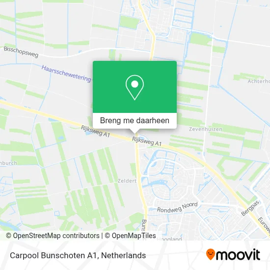 Carpool Bunschoten A1 kaart