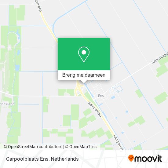Carpoolplaats Ens kaart