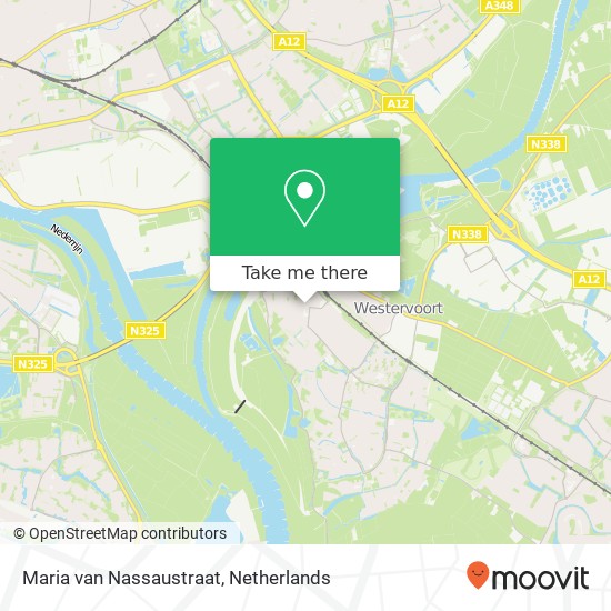 Maria van Nassaustraat kaart