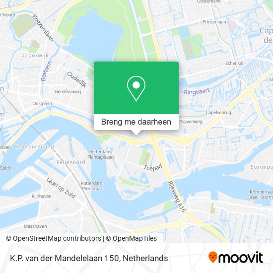 K.P. van der Mandelelaan 150 kaart