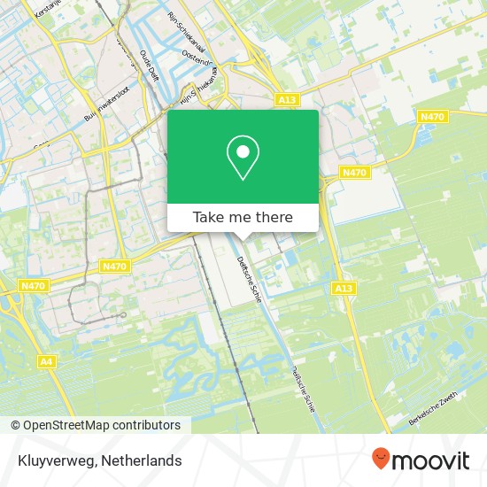 Kluyverweg kaart