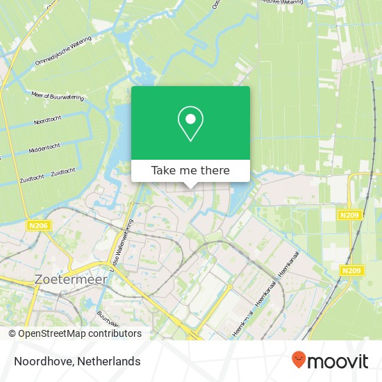 Noordhove kaart