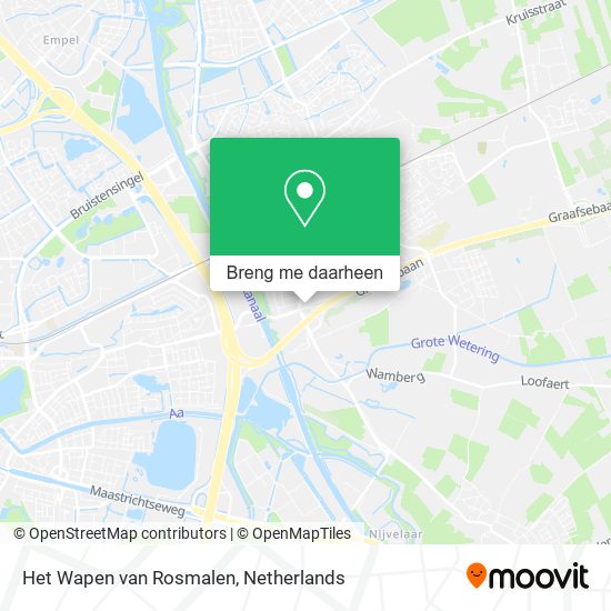Het Wapen van Rosmalen kaart